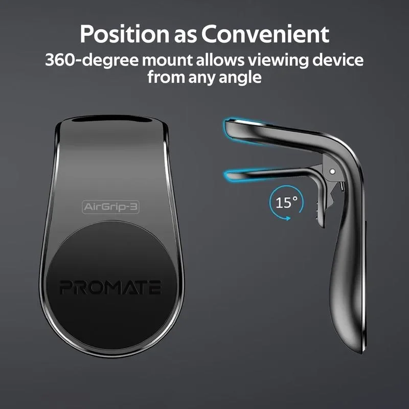 Universal Anti-Vibration AC Vent Mount For Smartphones