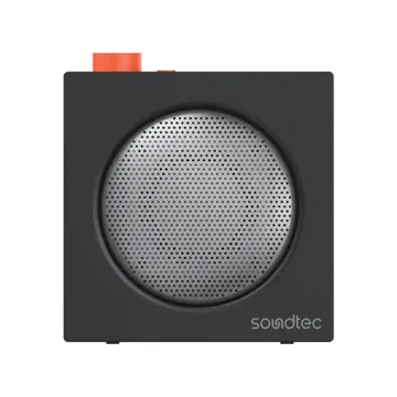 Porodo Soundtec Mini Vibe Box Portable Bluetooth Speakers with 5W 800mAh – Black