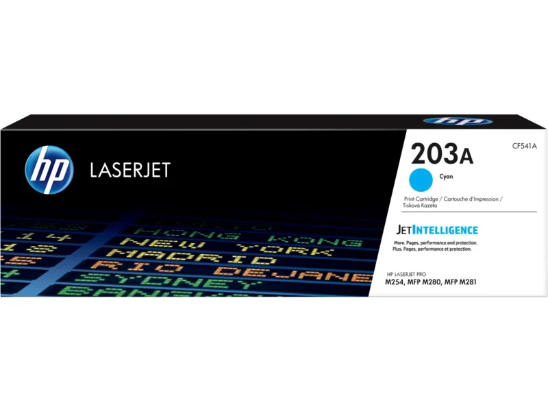 HP 203A Cyan Original Toner Cartridge (CF541A)
