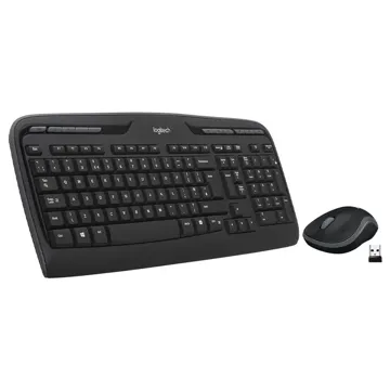 Logitech Wireless Keyboard and Mouse with Media Shortcuts MK330