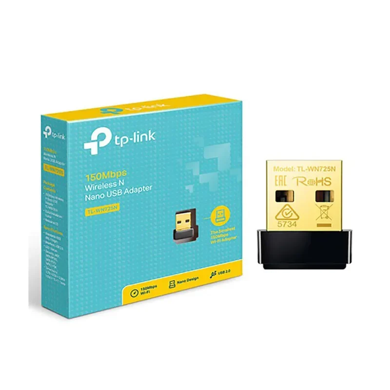 TP-Link USB Wireless TL-WN725N 150Mbps Wireless N Nano Adapter