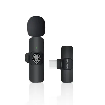 Green Lion Solo Wireless Microphone 3 Plugs 60mAh Black