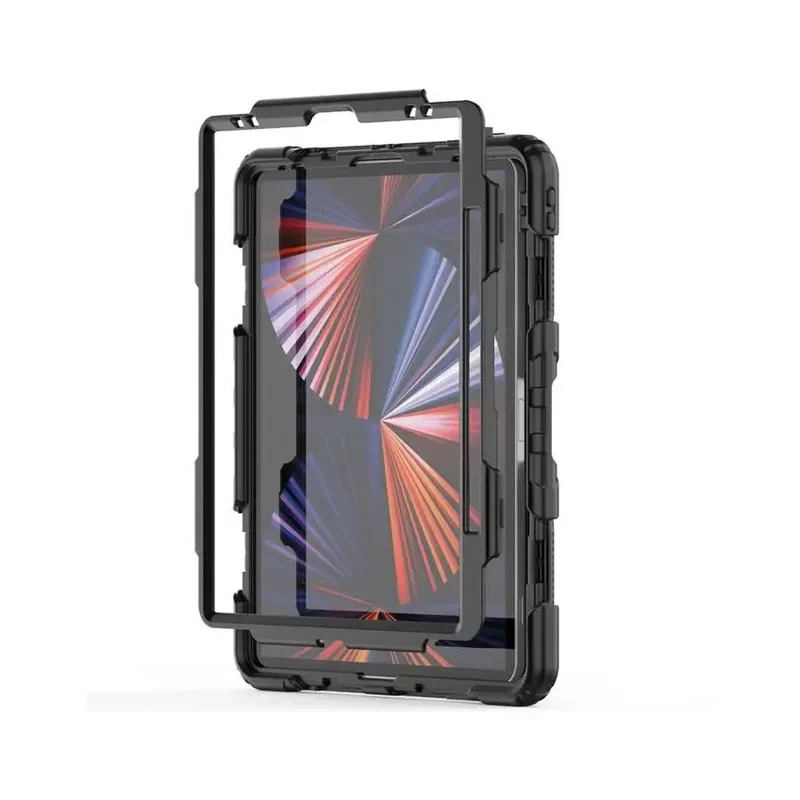 Green Lion Trio Shield Case for Ipad 12.9 Inch Black