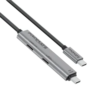 Promate 100W PD USB-C to USB-C Data and Charge Cable