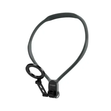 Promate Flexible Neckband MagSafe Compatible Phone Mount for Handsfree POV
