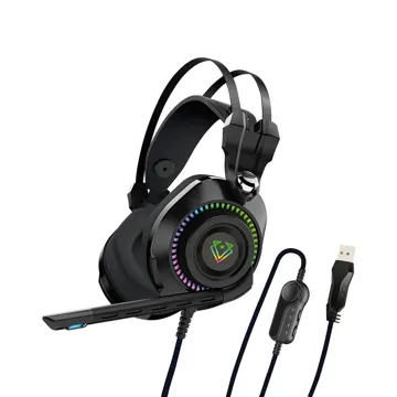 Vertux High Definition Game Command Over-Ear Gaming Headset- Black