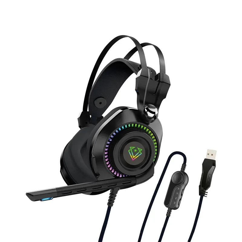 Vertux High Definition Game Command Over-Ear Gaming Headset- Black