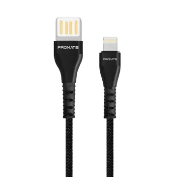 Promate High-Speed Fast Charging Syncing 2A Lightning Connector Cable