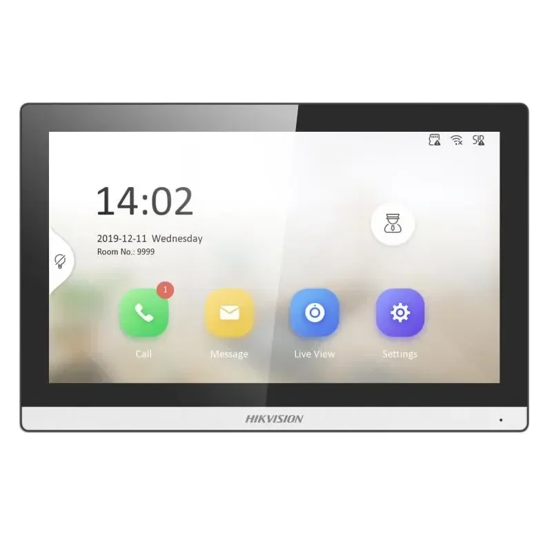 Hikvision DS-KH6350-WTE1 7-Inch IP Video Intercom Indoor Station