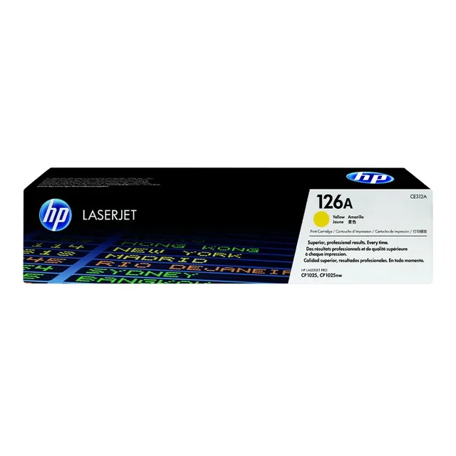 HP CE312A (126A) Original Laser Jet Toner Cartridge | Yellow