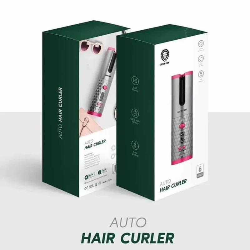 Green Lion Auto Hair Curler 5200mAh – Gray
