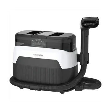 Green Lion Steam Carpet Pro with Double Tank & Deep Stain Cleaning – Black