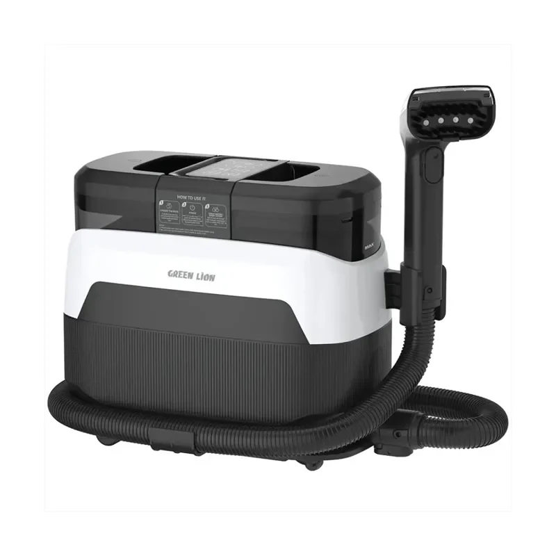Green Lion Steam Carpet Pro with Double Tank & Deep Stain Cleaning – Black