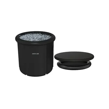 Green Lion Ice Bath Tub – Black