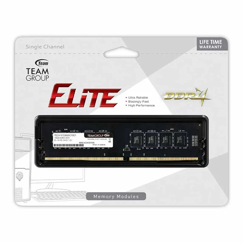 Elite DDR4 RAM For Desktop 16GB