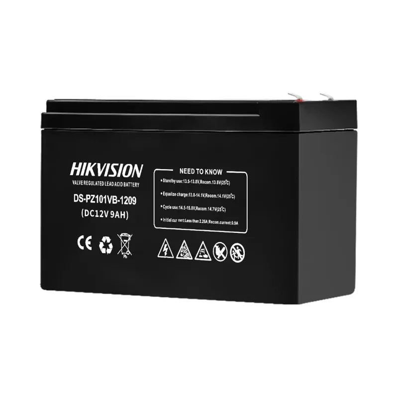 Hikvision 12V 9AH Lead-Acid Battery