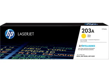 HP 203A Yellow Original Toner Cartridge (CF542A)
