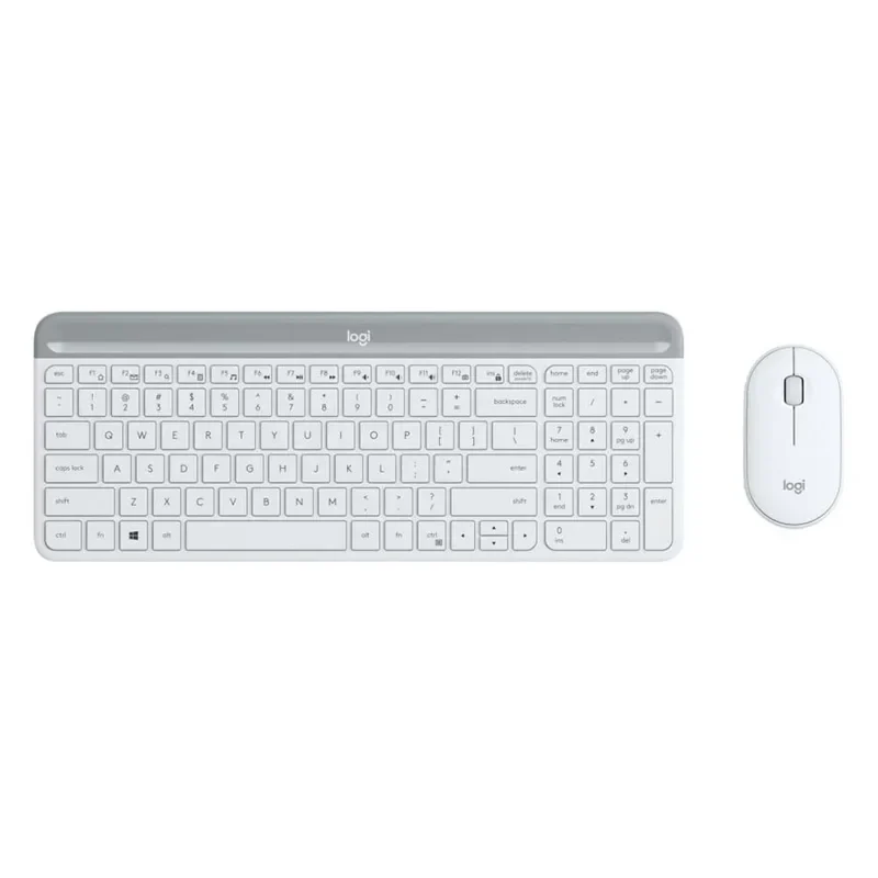 Logitech Mk470 Slim Wireless Combo-Off White