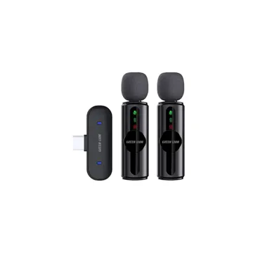 Green Lion Microphone 3-Level Noise Cancellation – Black
