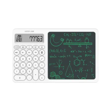Green Lion CalcWrite Pro Calculator-Writing Pad Combo – White