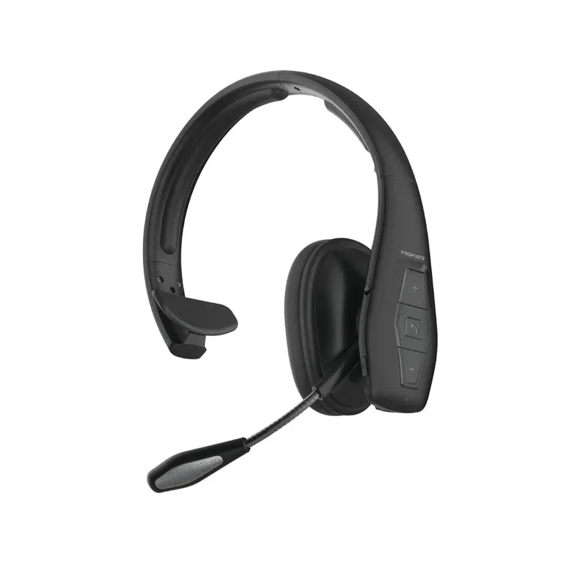 Promate Professional Grade Mono On-Ear Wireless Headset