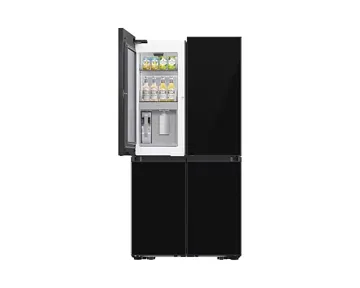 Samsung Fridge 4 Door 650 Ltr Black See Thru Ice Maker Smart