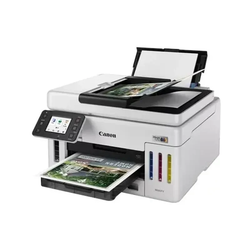 Canon MAXIFY GX6140 inkjet AIO Printer-Color Print Scan Copy A4 GI-46 Ink Up to 24ppm