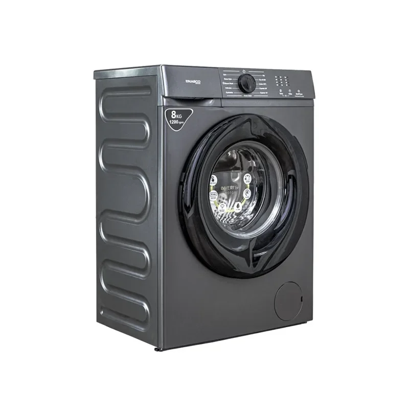 Nasco Washing Machine 8Kg Front Load Full Automatic Silver
