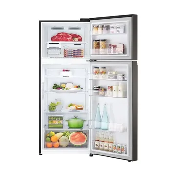 LG Fridge Top Freezer 395 Ltr Net Black