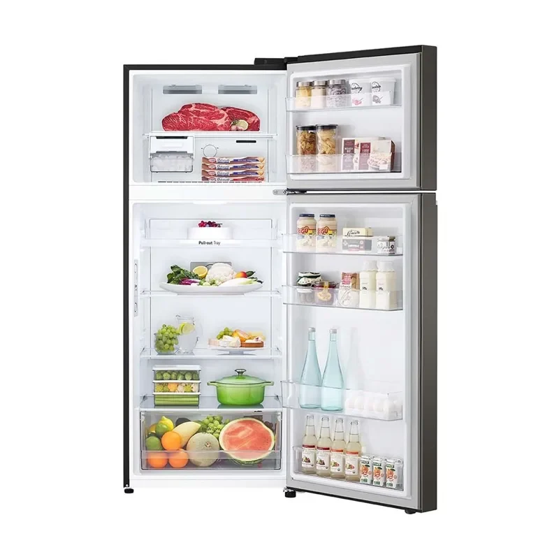 LG Fridge Top Freezer 395 Ltr Net Black