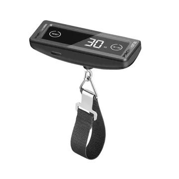 Promate Portable High-Accuracy Digital Luggage Scale with Touch Screen LCD
