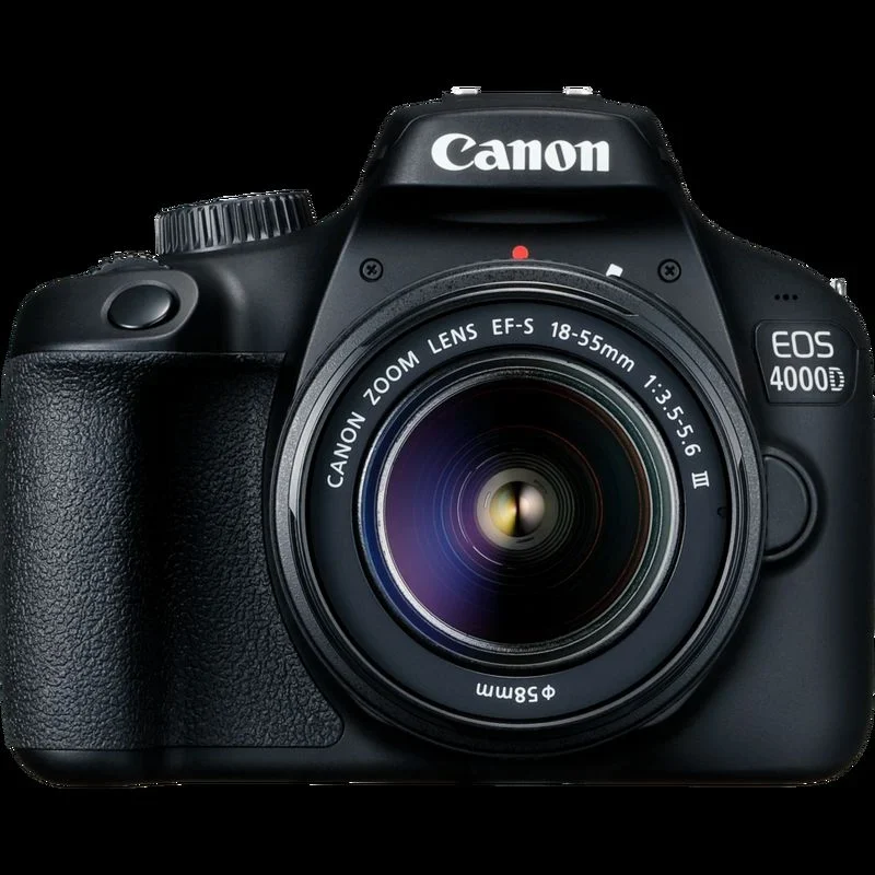 Canon EOS 4000D DSLR Camera – Wifi, 18.0 MP with 18-55mm Lens