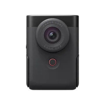 Canon PowerShot V10 BK Vlogging Kit-4K UHD Quality Recording 20.9MP Black