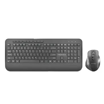 Promate Wireless Slim Media Keyboard & Mouse Combo