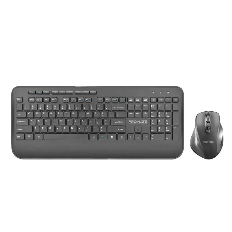 Promate Wireless Slim Media Keyboard & Mouse Combo