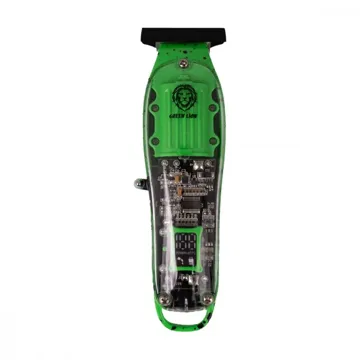 Green Lion Transparent Pro Hair Trimmer 6000 RPM 1400MAH Green