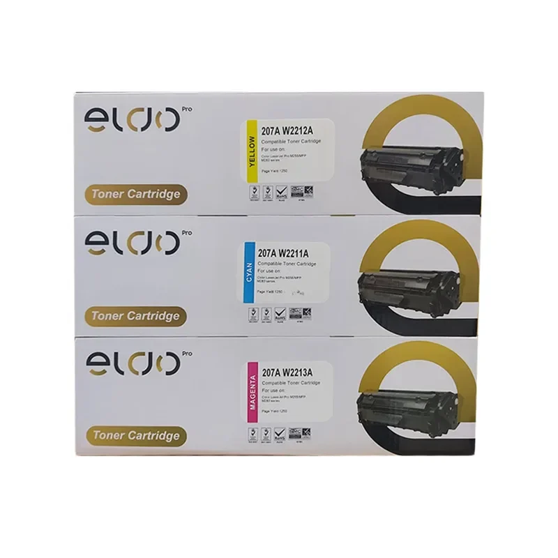 Eldo Compatible Toner 207A Cyan, Magenta, Yellow