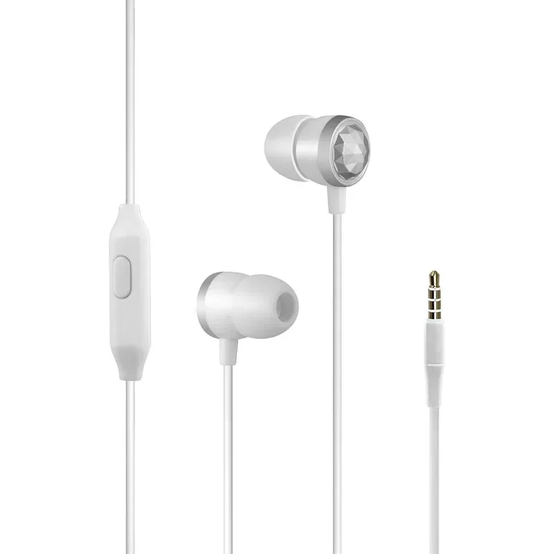 Promate Metallic HiFi Stereo In-Ear Wired Earphones Silver