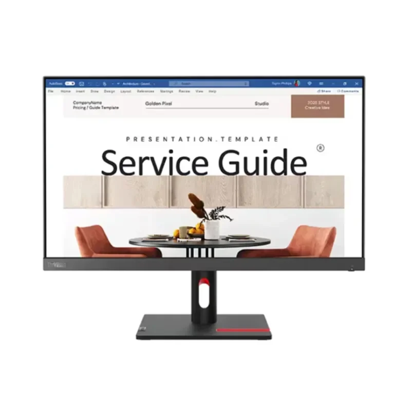 Lenovo ThinkVision S24i-30 Monitor 23.8 Inches FHD LED IPS HDMI VGA Black