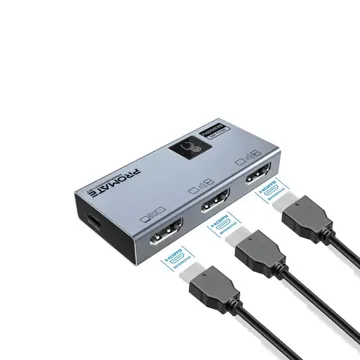 Promate 8K@60Hz HDMI Switch, with touch switch control