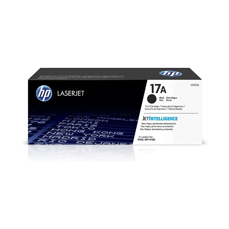 HP Toner CF217A (17A) – Black Toner Cartridge