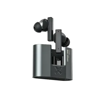 Green Lion ZINC X Metal Earbuds TWS with ANC – Black
