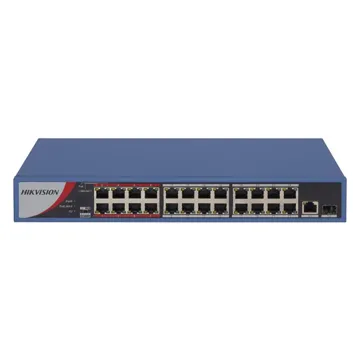 Hikvisiom 24 Port Fast Ethernet Unmanaged POE Switch