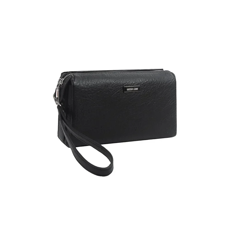 Green Lion Marly Clutch Bag – Black