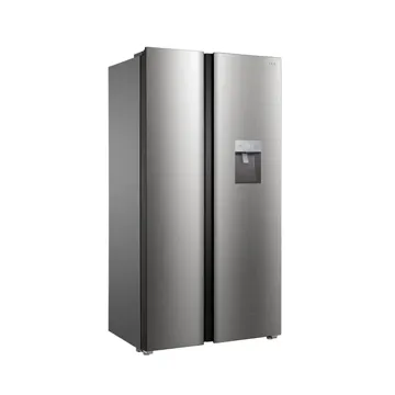 TCL Fridge Side by Side 529 Ltr Water Dispenser Silver