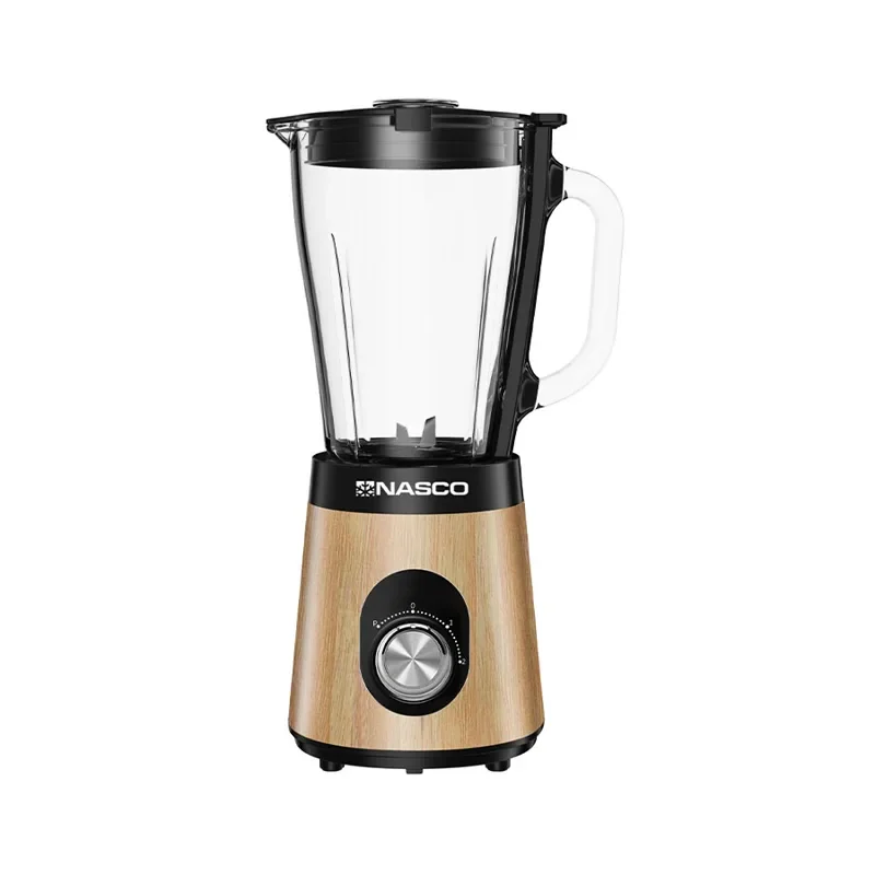 Nasco 1.5 Ltrs Wooden Coating Blender Glass Jar