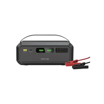 Green Lion Super Capacitor 12V Jump Starter – Black