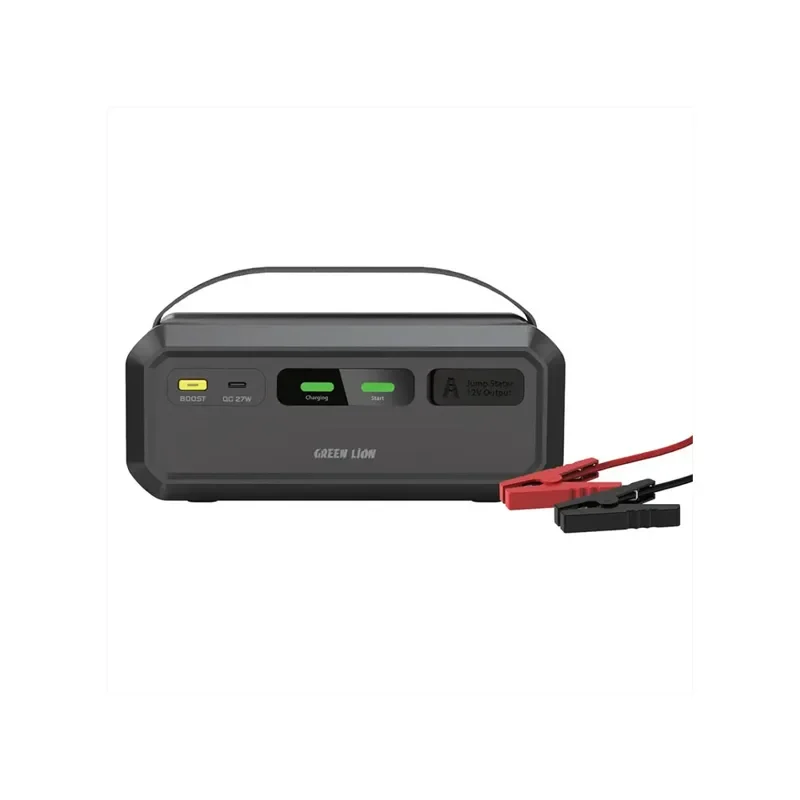 Green Lion Super Capacitor 12V Jump Starter – Black